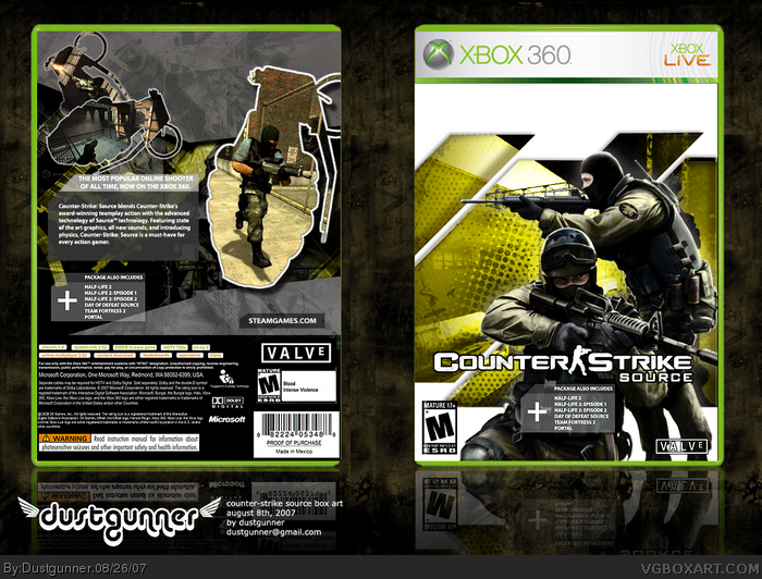 Counter Strike: Source box art cover