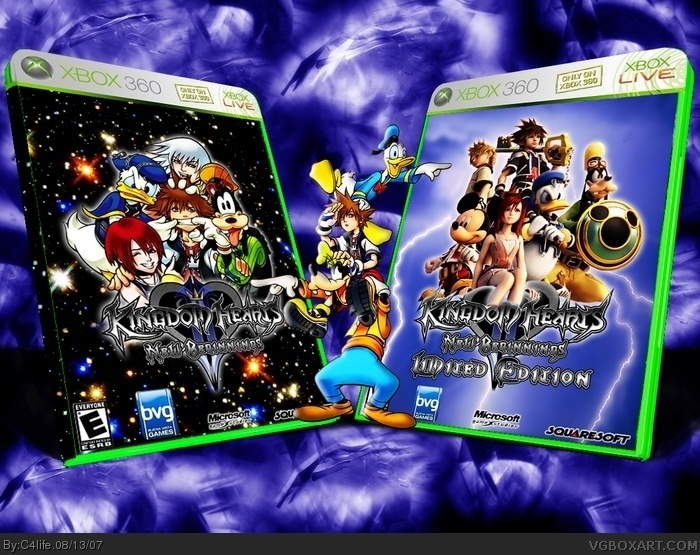 Kingdom Hearts: New Beginnings box art cover