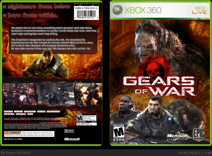 Gears of War box art cover