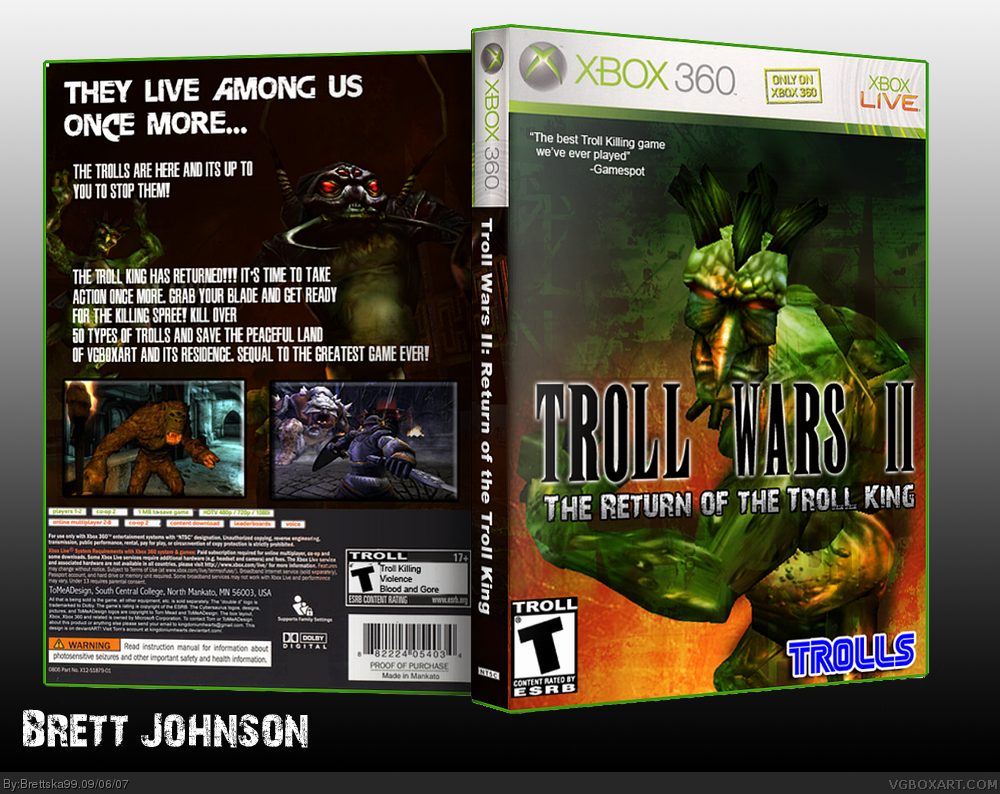 Troll Wars II: Return of the Troll King box cover