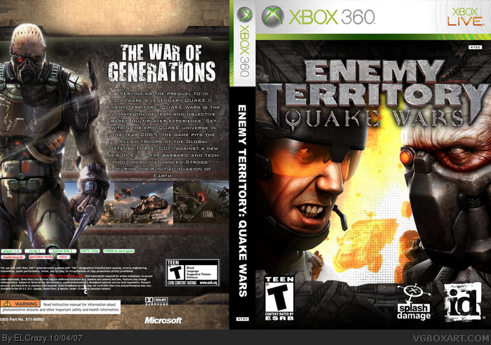 Jogo Enemy Territory Quake Wars - Xbox 360 Seminovo - SL Shop - A