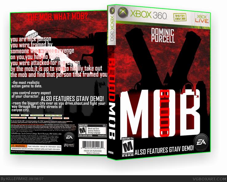 Blood Mob box cover