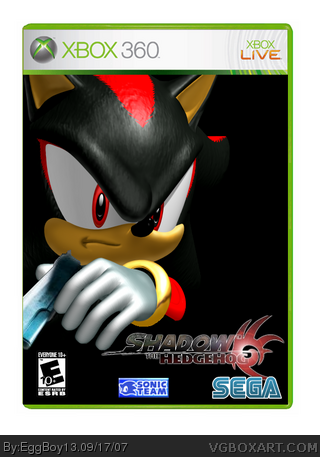 Shadow the Hedgehog Xbox Box Art Cover by Shadow the Hedgehog