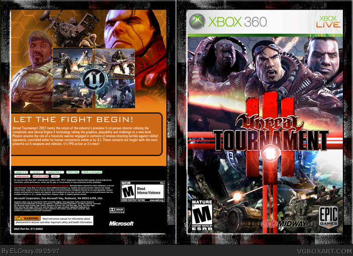 Unreal Tournament 3: Limited Edition box art cover