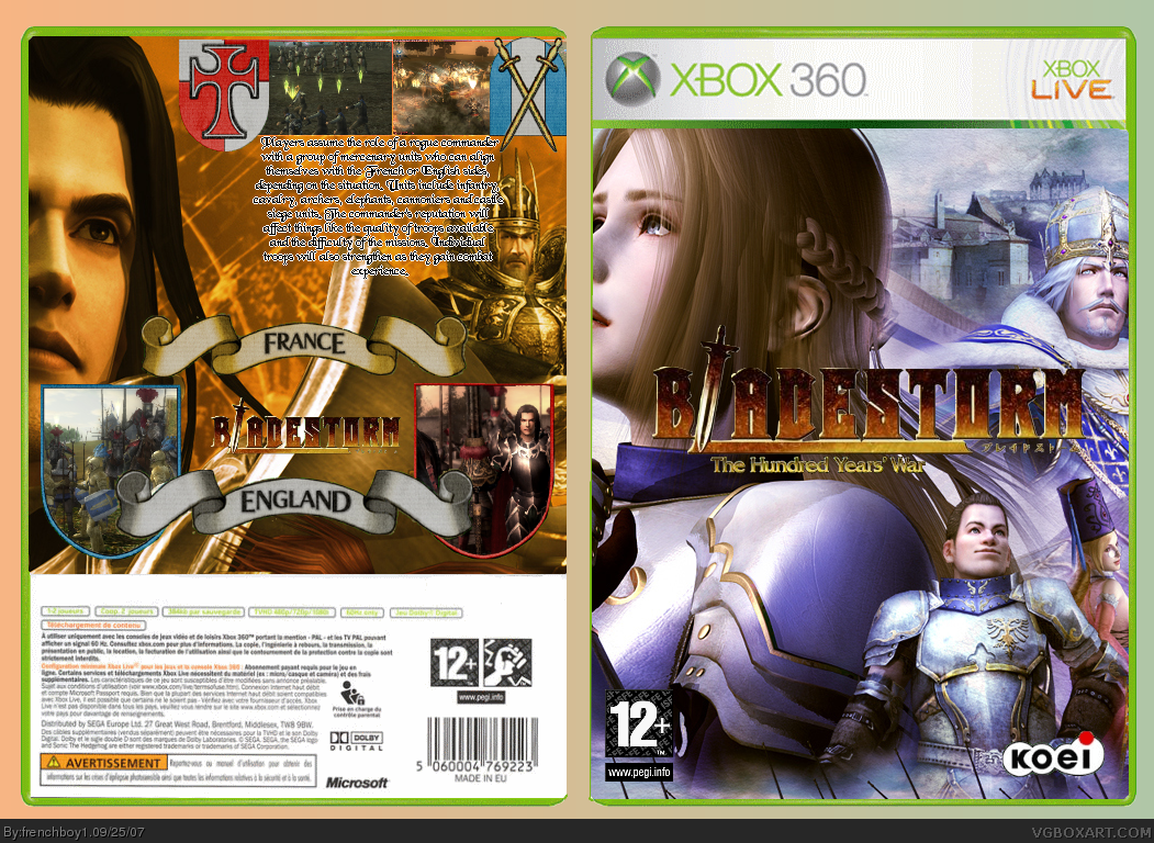 Bladestorm : The Hundred Years War box cover