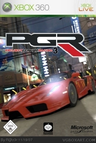 Project Gotham Racing 3 box cover