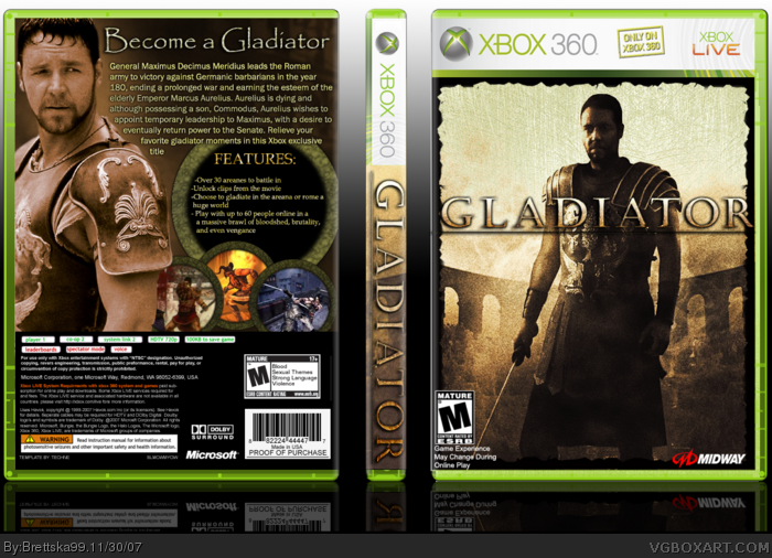 gladiator game xbox 360