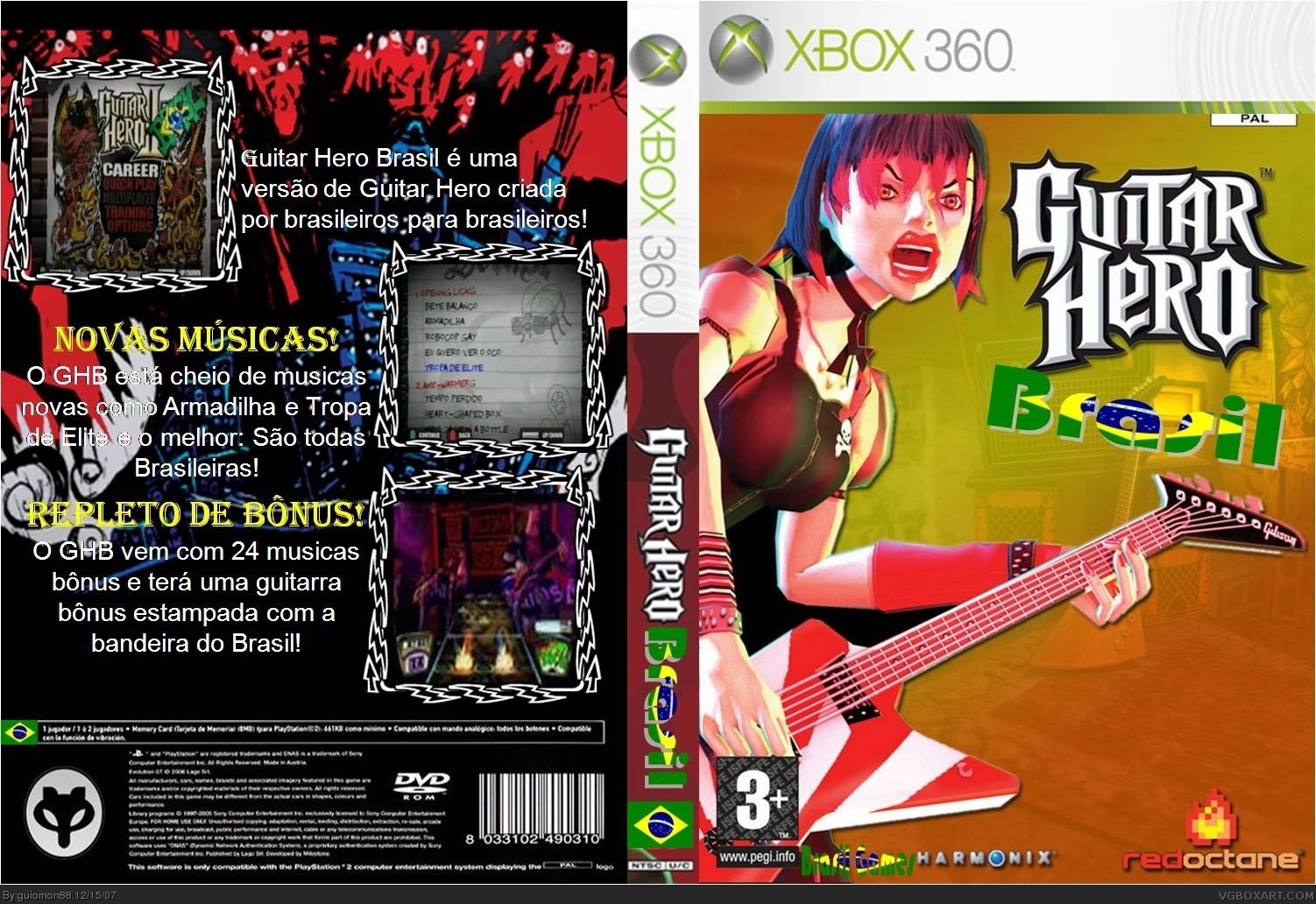 Guitar Hero Brasil box cover