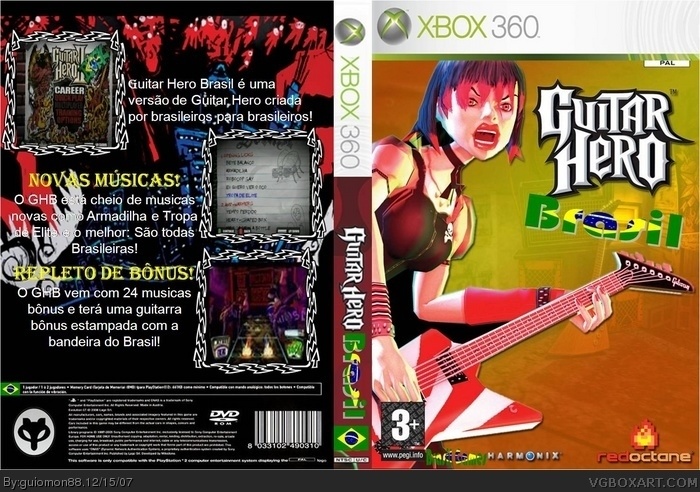 Guitar Hero Brasil box art cover