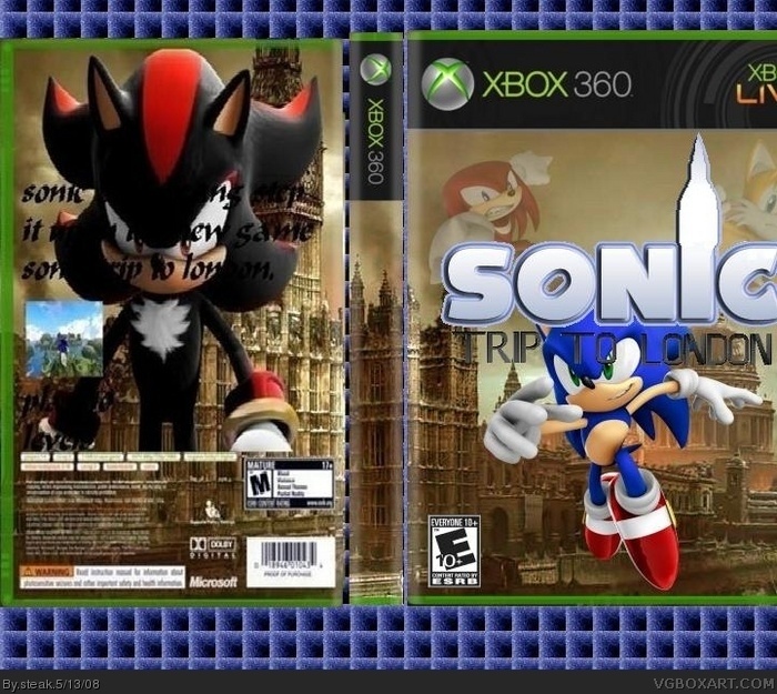 Sonic's Trip to London box art cover