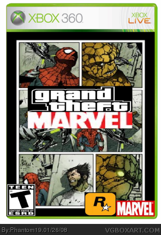 Grand Theft Marvel box cover