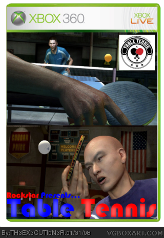 Rockstar Games Presents Table Tennis box cover