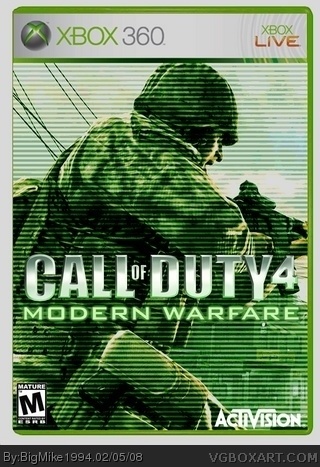 Call of Duty 4 box cover