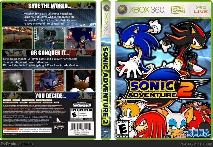 sonic adventure 2 xbox 360 sonic adventure xbox 360 cover
