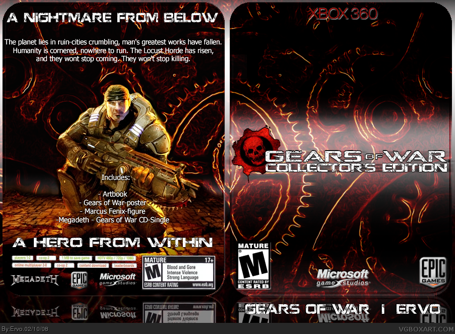 Gears of War: Limited Collector's Edition box cover