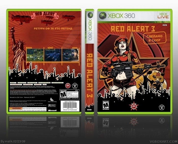 Command & Conquer: Red Alert 3 box art cover