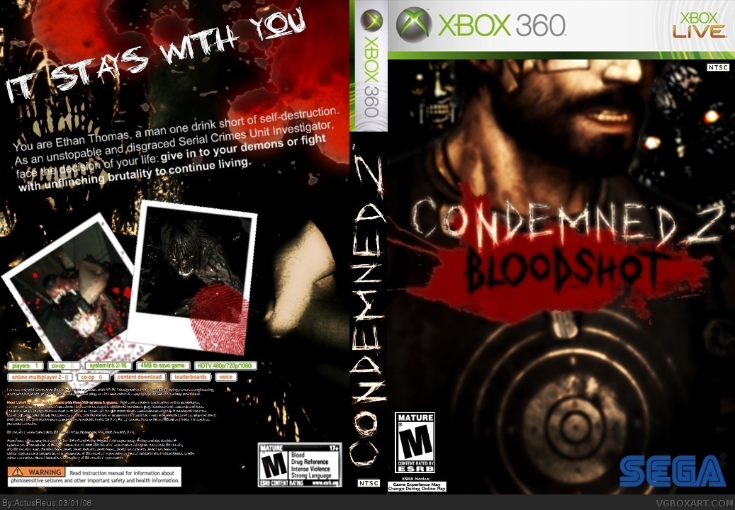 Condemned: Bloodshot box cover
