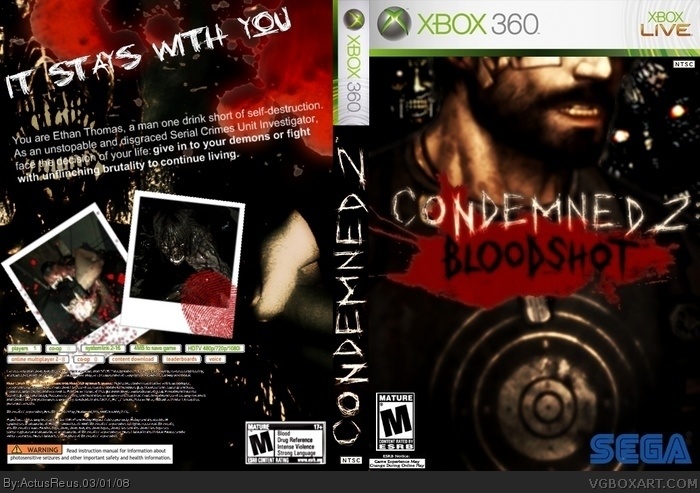 Condemned: Bloodshot box art cover