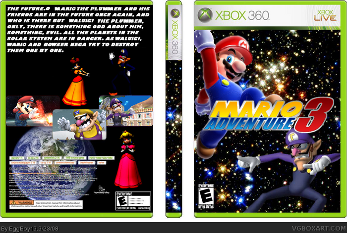 Mario Adventure 3 box art cover