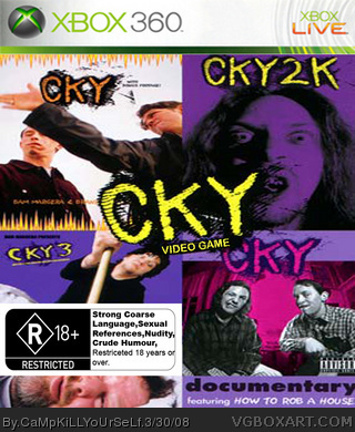 CKY : The Video Game box art cover