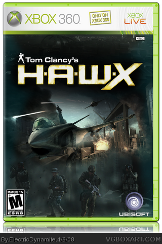 Tom Clancy's H.A.W.X. box cover