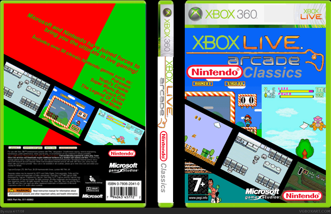 XBOX Live Arcade: Nintendo Classics box cover