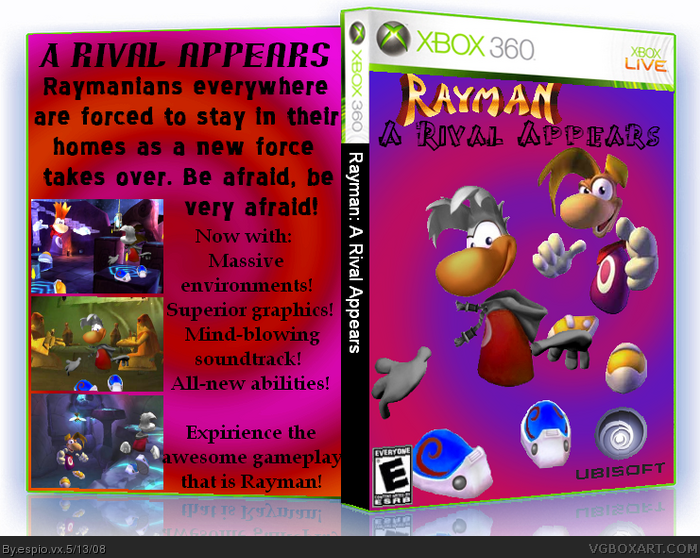 Rayman: A Rival Apears box art cover