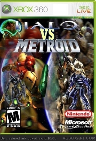 Halo Vs Metroid box cover