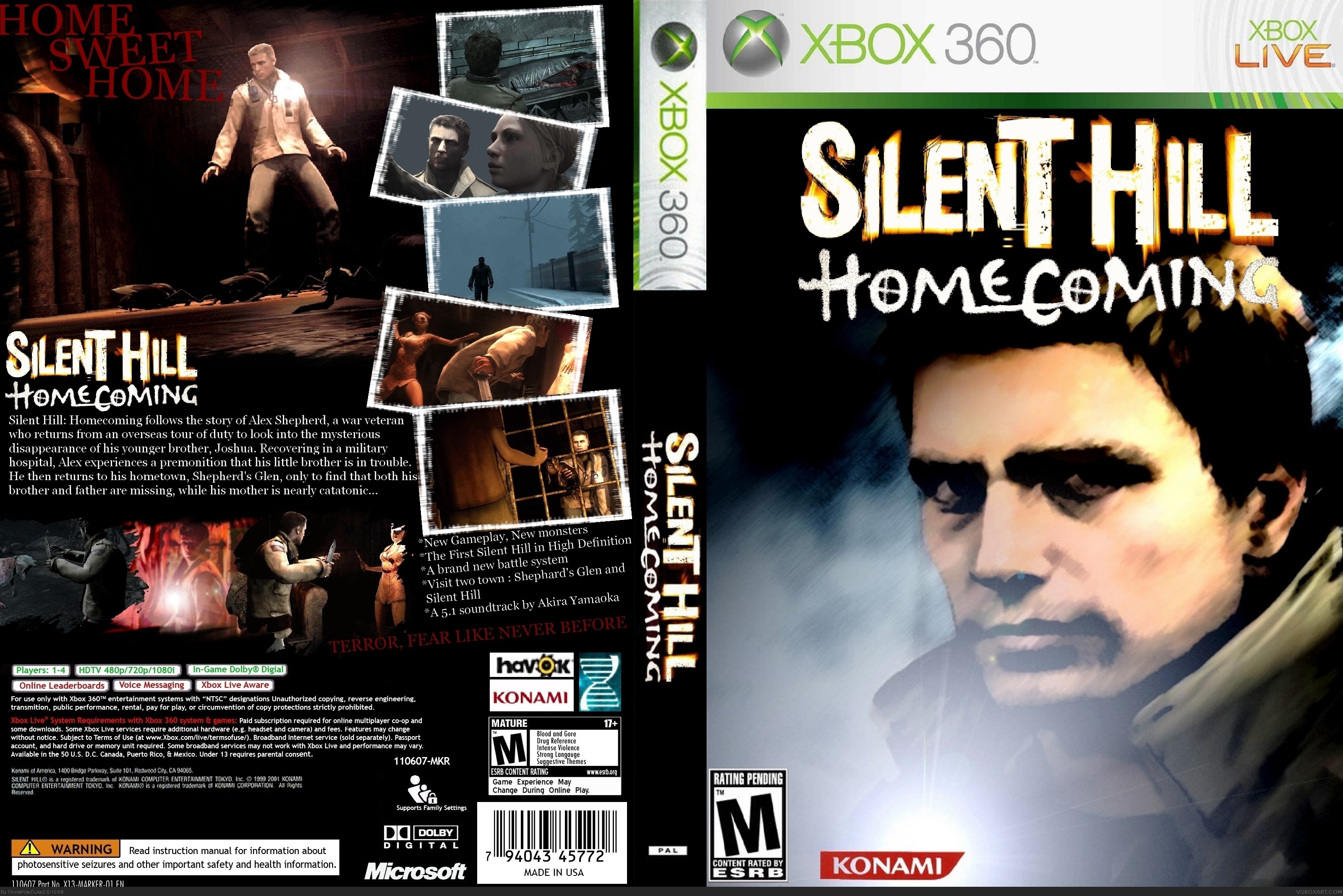 Silent Hill 5 box cover