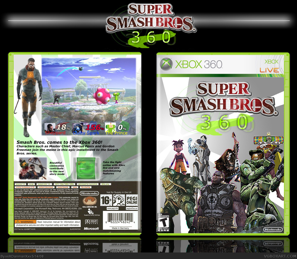 Super Smash Bros. 360 box cover