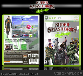 Super Smash Bros. 360 box art cover