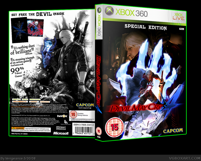 Devil May Cry 4: Limited Edition box art cover
