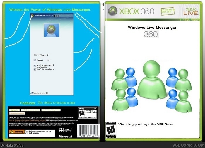 Windows Live Messenger box art cover