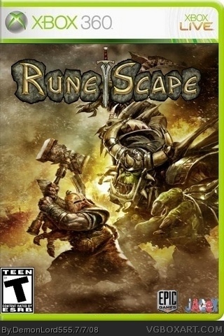 creatief Zonnig credit RuneScape Xbox 360 Box Art Cover by DemonLord555