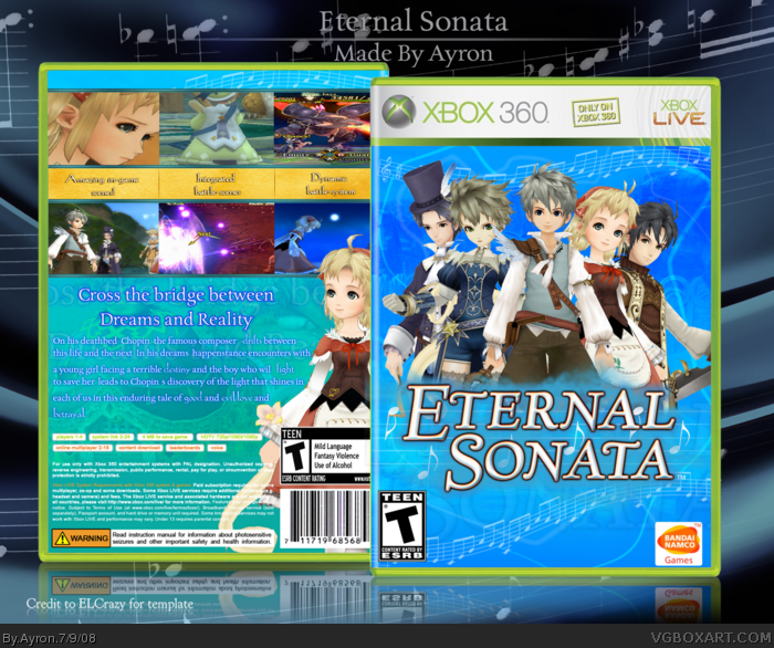 Eternal Sonata box art cover
