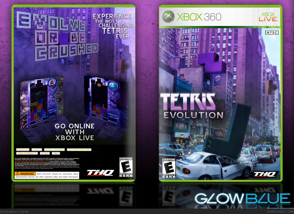 Tetris Evolution box cover