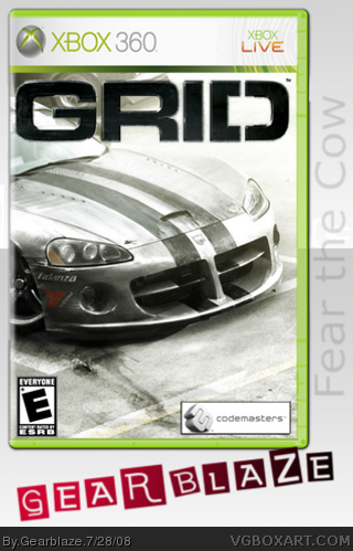 Race Driver: GRID box cover