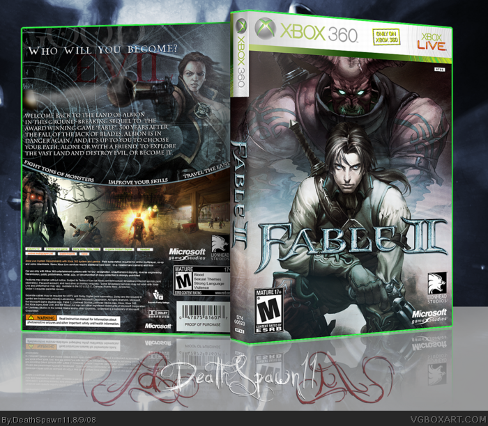 Fable 2 box art cover