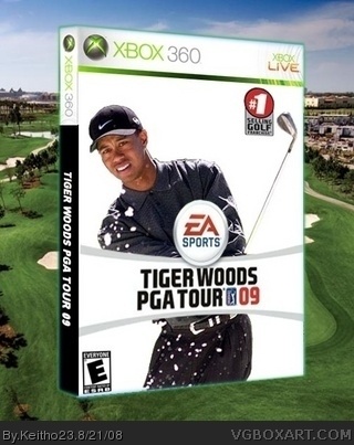 Tiger Woods PGA Tour 09 box cover