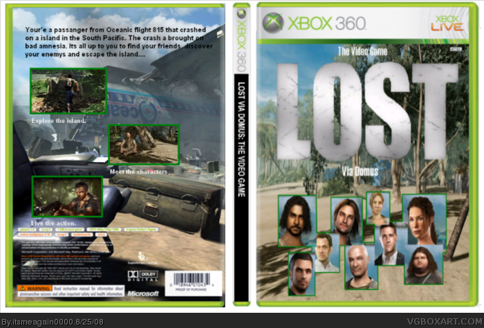LOST: The Videogame box art cover