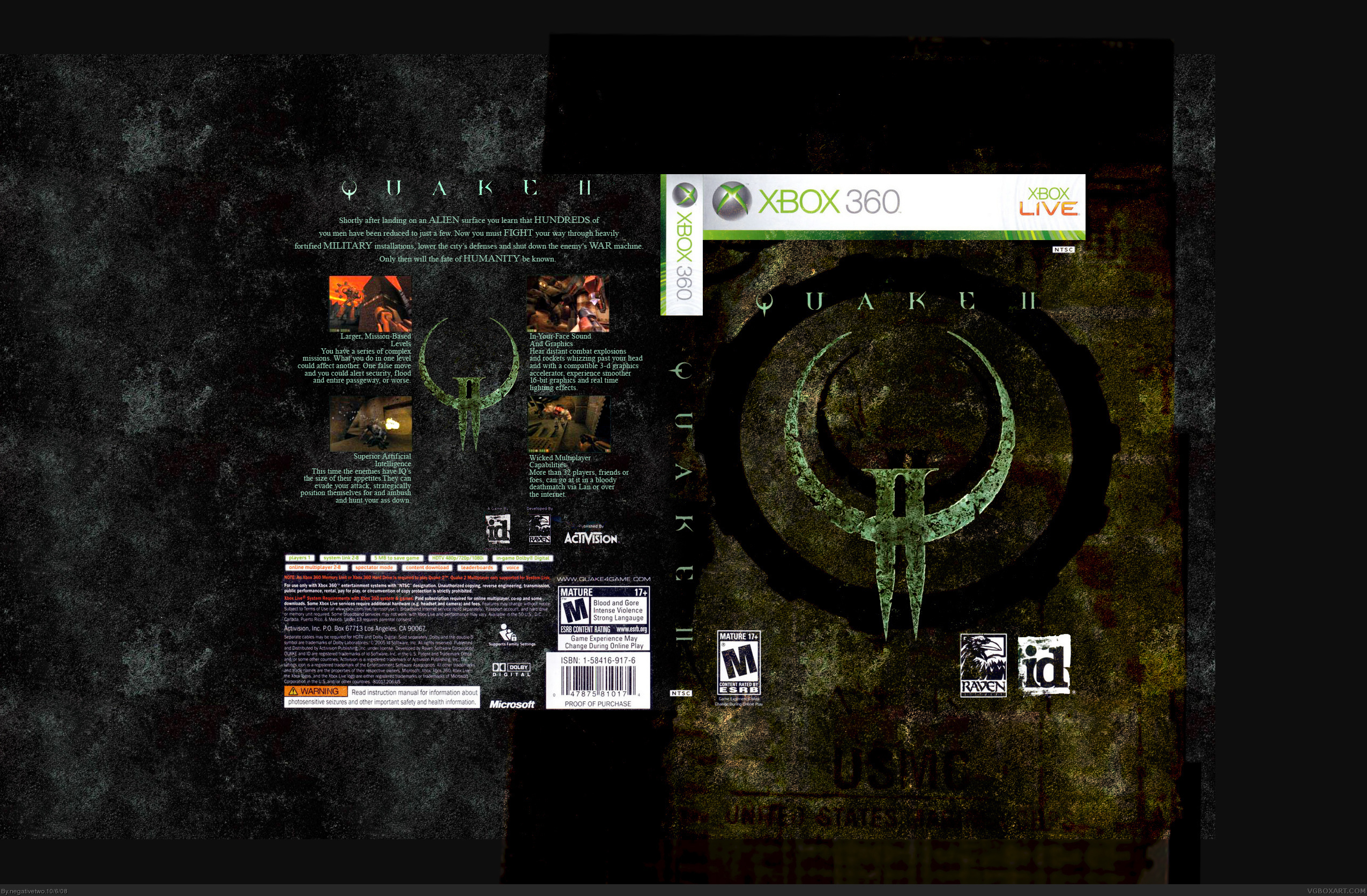 Quake 2 box cover