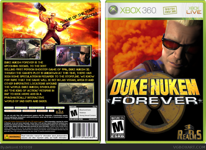 duke nukem forever xbox 360