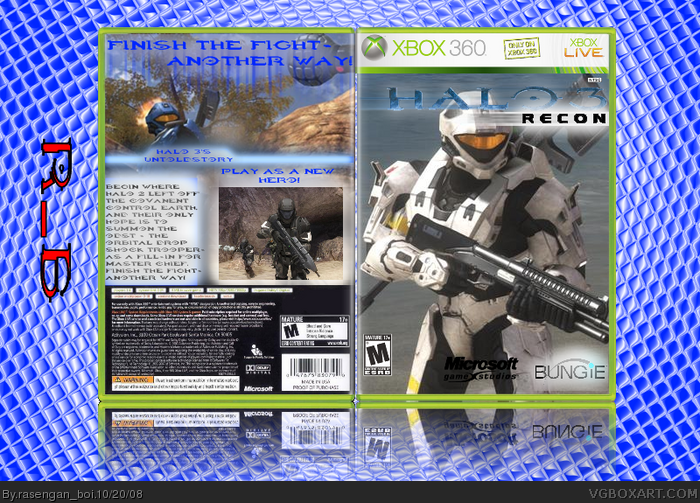Halo 3 RECON box art cover
