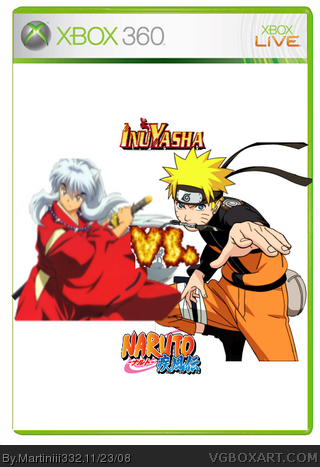 InuYasha vs. Naruto Shippuuden box cover