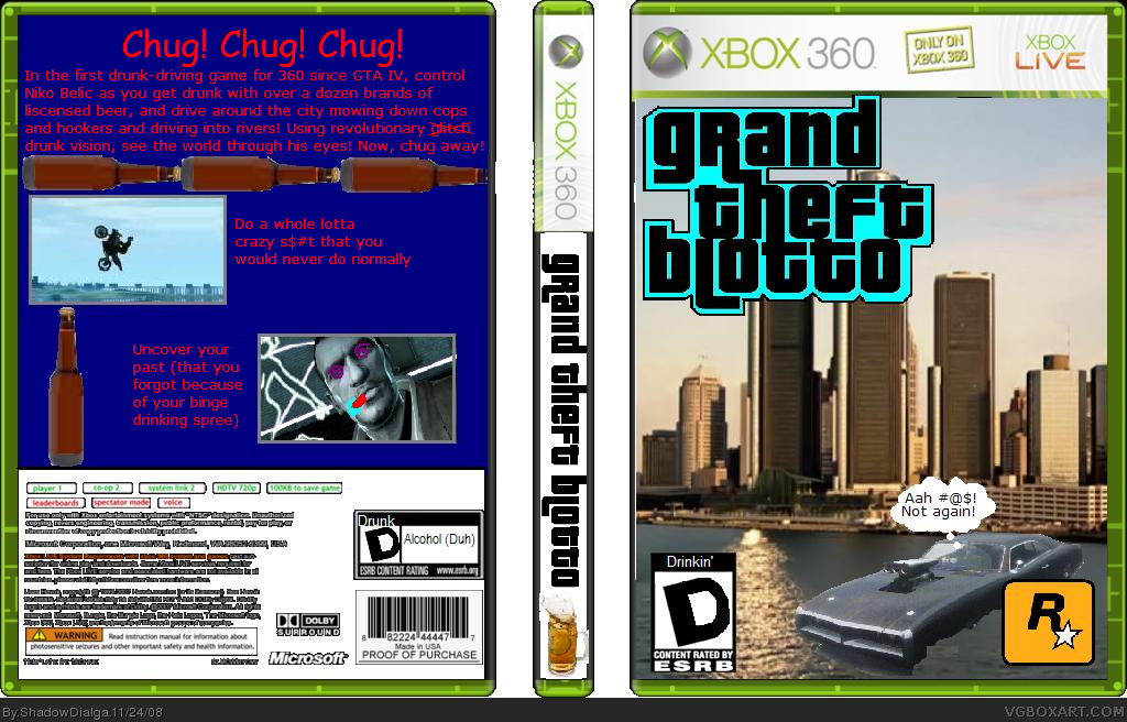 Grand Theft Blotto box cover