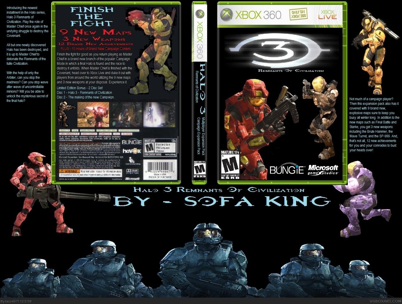 Halo 3 - Remnants of Civilization box cover