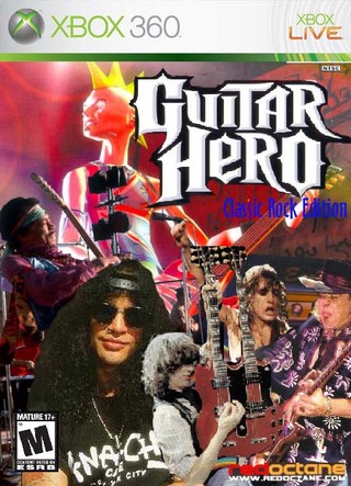 Guitar Hero: Classic Rock Edition box cover