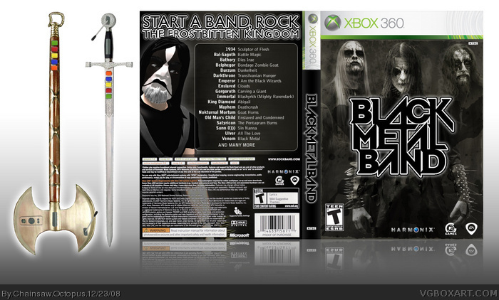 Rock Band - Black Metal Band box art cover