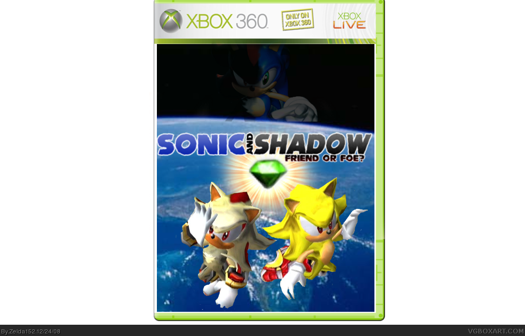 Sonic and Shadow: Friends or Foes box cover