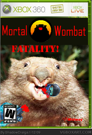 Mortal Wombat box cover